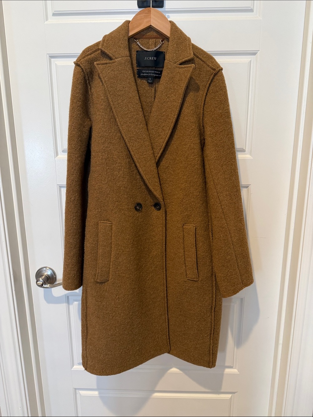 J. Crew Women's Daphne Top Coat in Camel Brown